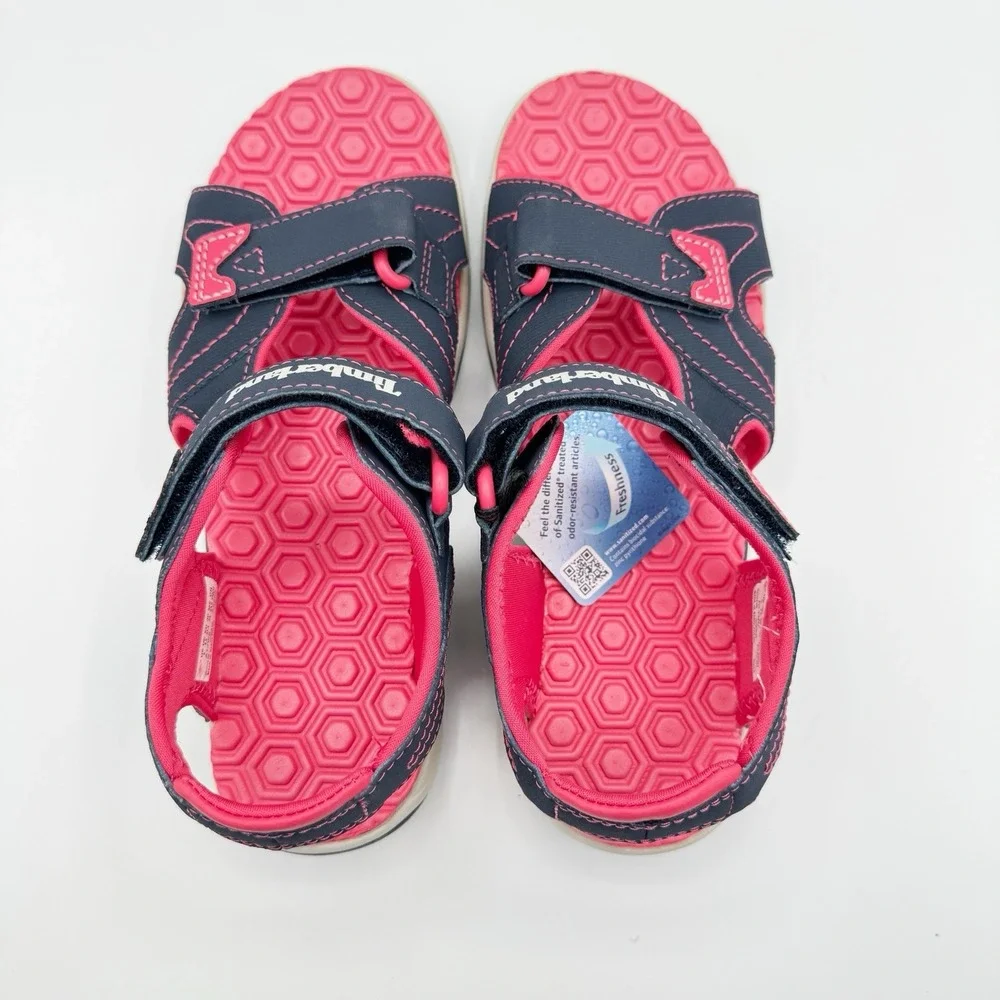 Timberland Adventure Seeker Strap Sandal Girls Navy Pink Size 5 Kids